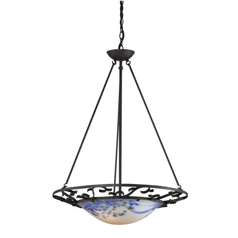 Elk 3 Light PENDANT in DARK RUST SATIN NICKEL Finish Model: 560-3MT