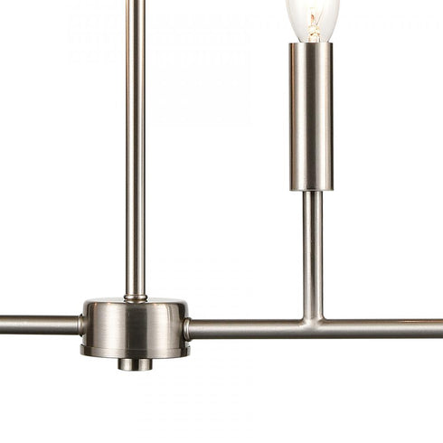 Elk 4 Light CHANDELIER in Brushed Nickel Finish Model: CN330422