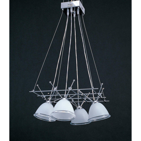 Elk 4 Light CHANDELIER in Chrome Finish Model: 7583/4