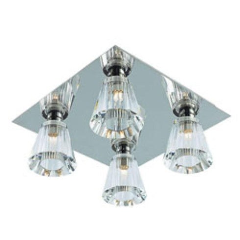 Elk 4 Light FLUSH MOUNT in Chrome Finish Model: FM1854-0-15