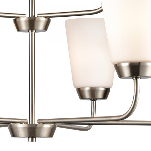 Elk 9 Light CHANDELIER in Brushed Nickel Finish Model: CN310922