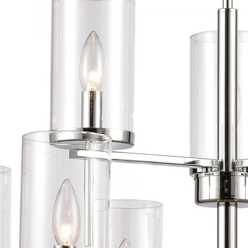 Elk 9 Light CHANDELIER in Chrome Finish Model: CN290923