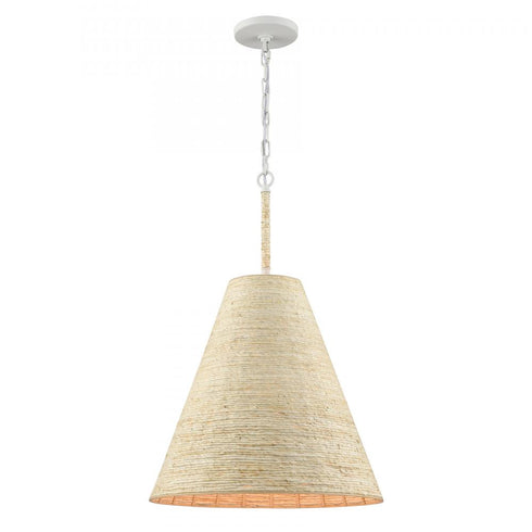 Elk Abaca 17'' Wide 1 Light Pendant Textured Model: 32456/1