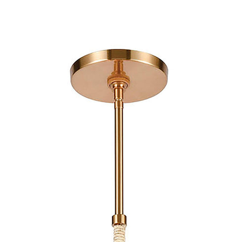 Elk Abaca CHANDELIER in Satin Brass Finish Model: 32413/8