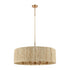 Elk Abaca CHANDELIER in Satin Brass Finish Model: 32413/8