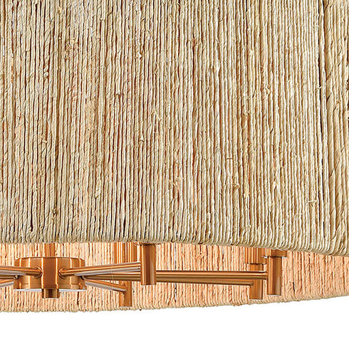 Elk Abaca CHANDELIER in Satin Brass Finish Model: 32413/8
