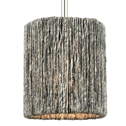 Elk Abaca MINI PENDANT in Polished Nickel Finish Model: 32511/1