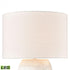 Elk Abbeystead 23 Inch High 1 Light Table Lamp in White Includes LED Bulb Model: H019-7255-LED