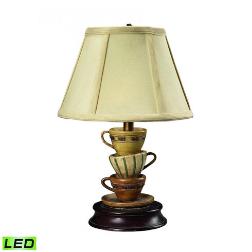 Elk Accent Lamp 12.8 Inch High 1 Light Table Lamp in Multicolor Includes LED Bulb Model: 93-10013-LED