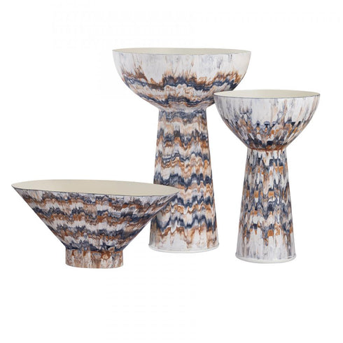 Elk Adler Pedestal Bowl Small in Amber (2 pack) (2 pack) Model: H0807-10998