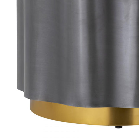 Elk Agata Accent Table in Antique Zinc Finish Model: H0895-10514