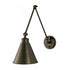 Elk Aidan Moveable Aidan 18.5 Inch High 1 Light Swingarm Sconce in Aged Brass Model: 8475-AG-MS