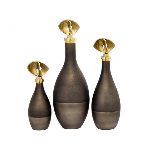 Elk Aimee VASE JAR BOTTLE in Matte Brown Finish Model: H0807-8753/S3