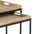 Elk Akin ACCENT TABLE in Brushed Steel Finish Model: S0805-7445/S2
