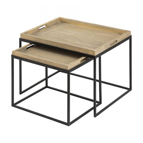 Elk Akin ACCENT TABLE in Brushed Steel Finish Model: S0805-7445/S2