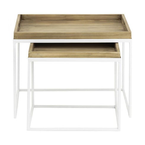 Elk_discontinued Akin ACCENT TABLE in White Finish Model: S0805-7447/S2