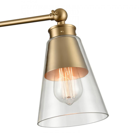 Elk Albany 16 Inch High 1 Light Hinged Swingarm Sconce Brushed Gold Model: 52354/1