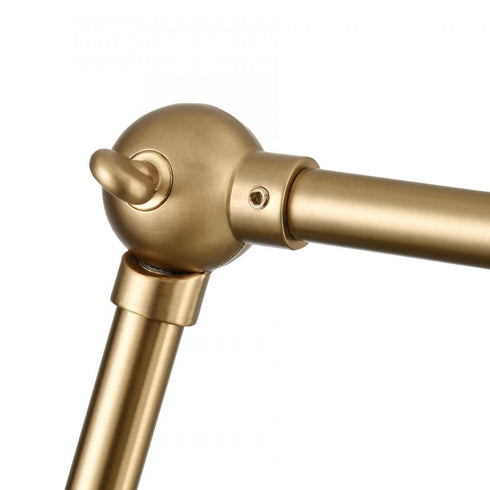 Elk Albany 16 Inch High 1 Light Hinged Swingarm Sconce Brushed Gold Model: 52354/1