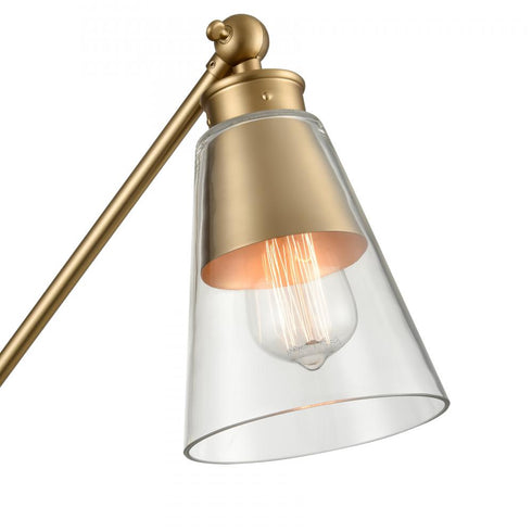 Elk Albany 9.25 Inch High 1 Light Swingarm Sconce Brushed Gold Model: 52353/1