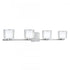 Elk Alexus 34 Inch Wide 4 Light Vanity Light in Brushed Nickel Model: 5334-BN-CL