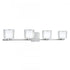 Elk Alexus 34 Inch Wide 4 Light Vanity Light in Brushed Nickel Model: 5334-BN-CL