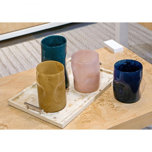 Elk Alina Vase Large (2 pack) (2 pack) in Mustard Finish Model: S0014-10096