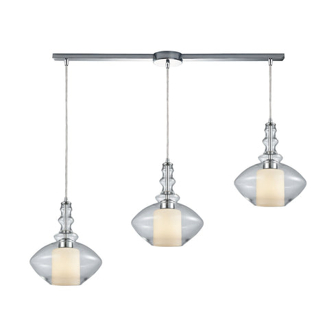 Elk Alora 3 Light MINI PENDANT in Polished Chrome Finish Model: 56500/3L