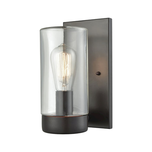 Elk Ambler EXTERIOR WALL SCONCE in Oil Rubbed Bronze Finish Model: 45025/1