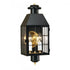 Elk American Heritage 21.75 Inch High 2 Light Outdoor Sconce in Black Model: 1093-BL-CL