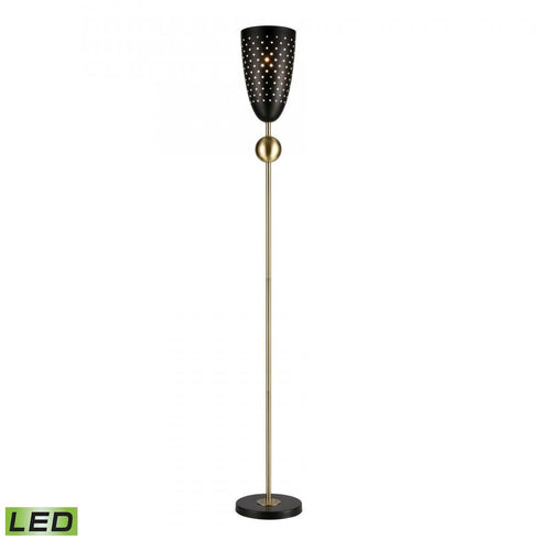 Elk_discontinued Amulet 69.5 Inch High 1 Light Floor Lamp in Black Includes LED Bulb Model: D4691-LED