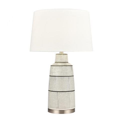 Elk Ansley 30 Inch High 1 Light Table Lamp Gray in Gray Glazed Finish Model: S0019-9505