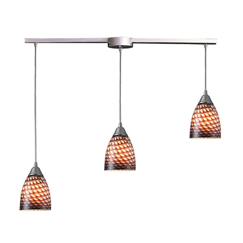 Elk Arco Baleno MINI PENDANT in Satin Nickel Finish Model: 416-3L-C