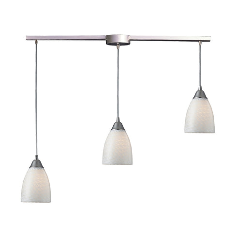 Elk Arco Baleno MINI PENDANT in Satin Nickel Finish Model: 416-3L-WS