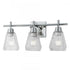 Elk Arctic Bath Series Arctic 20 Inch Wide 3 Light Vanity Light in Polished Nickel Model: 8283-PN-CL