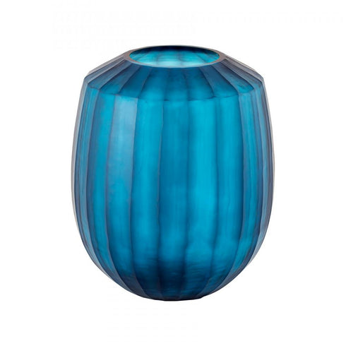 Elk Aria VASE JAR BOTTLE in Blue Finish Model: 8982-007