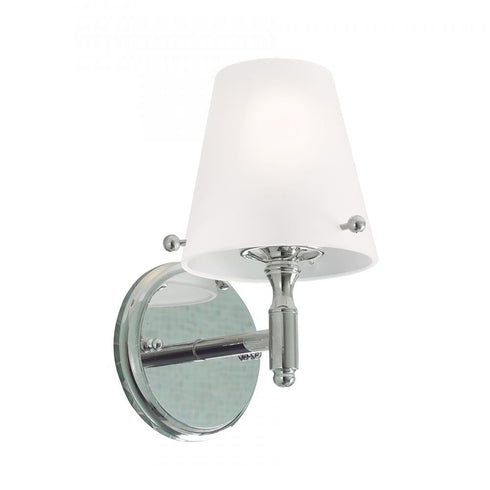 Elk Arlington 10.5 Inch High 1 Light Sconce in Polished Nickel Model: 8001-PN-FR