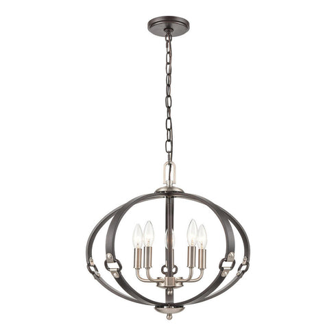 Elk Armstrong Grove CHANDELIER in Espresso Finish Model: 83449/5