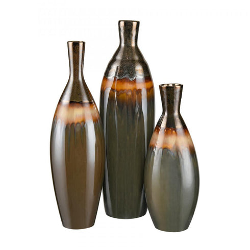Elk Arne VASE JAR BOTTLE (2 pack) (2 pack) in Brown Finish Model: S0017-8956
