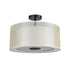 Elk Ashland SEMI FLUSH MOUNT in Matte Black Finish Model: 46267/2