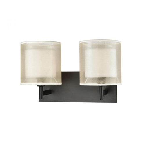 Elk Ashland VANITY LIGHT in Matte Black Finish Model: 46301/2