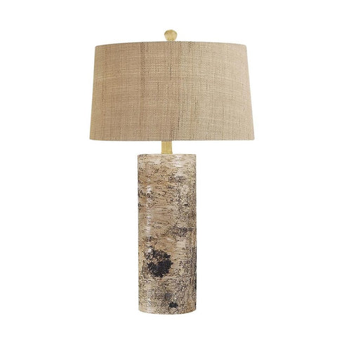 Elk Aspen Bark Table Lamp in Natural Finish Model: 500