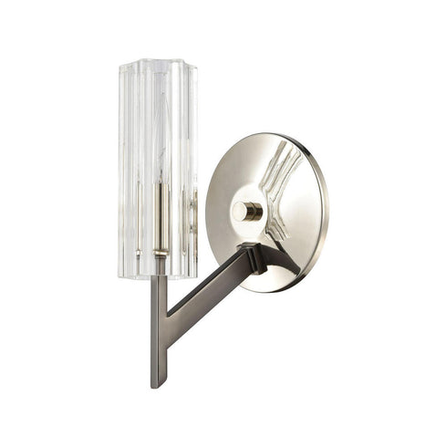 Elk Aspire SCONCE in Black Nickel Polished Nickel Polished Nickel Finish Model: 55070/1