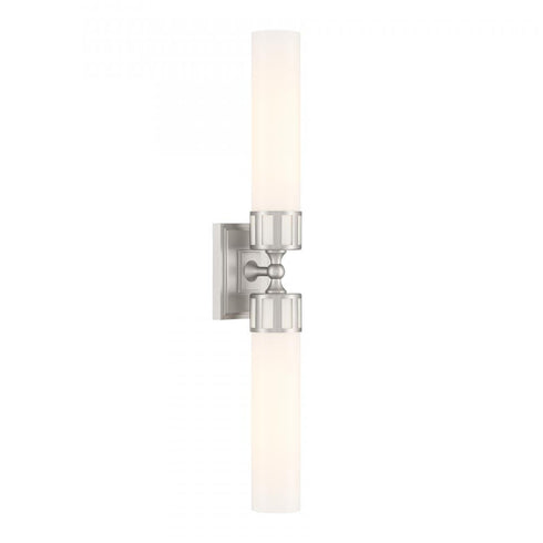 Elk Astor 24.5 Inch Wide 2 Light Sconce in Brushed Nickel Model: 9652-BN-SO