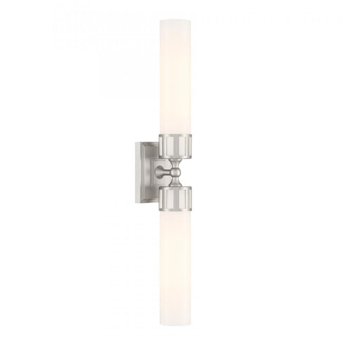Elk Astor 24.5 Inch Wide 2 Light Sconce in Brushed Nickel Model: 9652-BN-SO