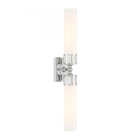 Elk Astor 24.5 Inch Wide 2 Light Sconce in Brushed Nickel Model: 9652-BN-SO