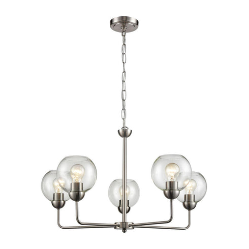 Elk Astoria CHANDELIER in Nickel Finish Model: CN280522