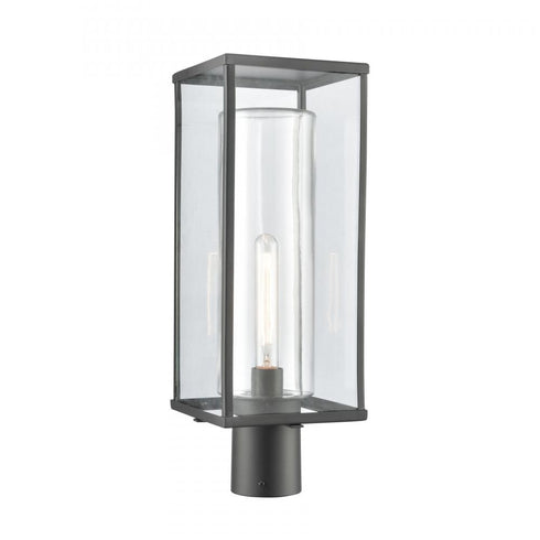 Elk Augusta 19.75 Inch High 1 Light Outdoor Post Light Matte Black Model: 90014/1