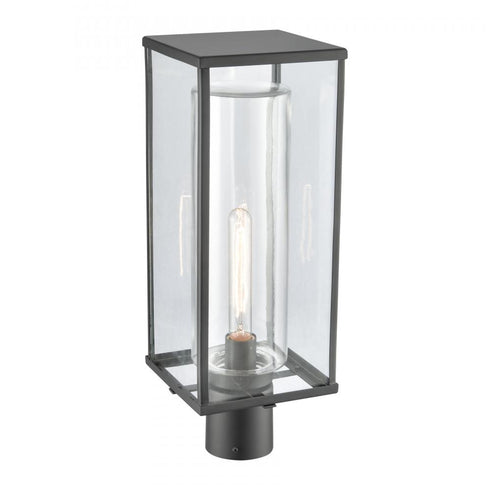 Elk Augusta 19.75 Inch High 1 Light Outdoor Post Light Matte Black Model: 90014/1