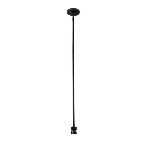 Elk Autumn Breeze Boulton 1 Light Pendant in Oiled Bronze NO GLASS in Brown Finish Model: 66480-1LG
