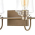 Elk Bakersfield VANITY LIGHT in Light Wood Satin Nickel Satin Nickel Finish Model: 46643/4